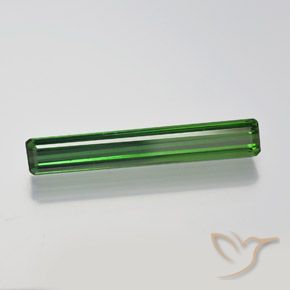 1.54 ct Green Tourmaline Stone, Natural Tourmaline in Octagon Facet Shape for Sale