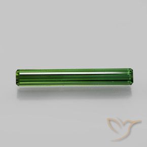1.76ct Natural verde escuro Turmalina, Corte Octógono / Esmeralda, VVS-VS, Photo A