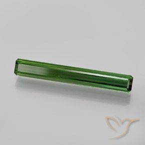1.76 ct Green Tourmaline Stone, Natural Tourmaline in Octagon Facet Shape for Sale