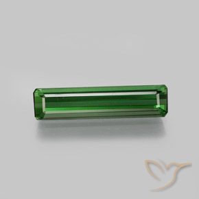 1.77ct Natural Green Tourmaline, Emerald Cut, VS