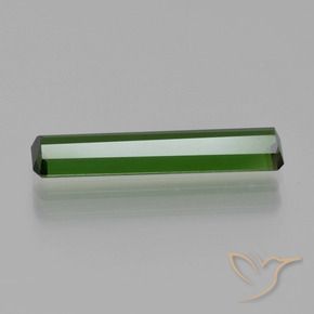 Tourmaline Gemstone in 16.9 x 3.8 mm Size for Sale, Tourmaline Stone in Earthy Green Color