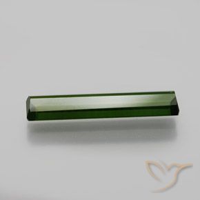 Tourmaline Gemstone in 17.2 x 3.5 mm Size for Sale, Tourmaline Stone in Earthy Green Color