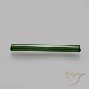 Tourmaline Gemstone in 23.1 x 2.7 mm Size for Sale, Tourmaline Stone in Dark Green Color