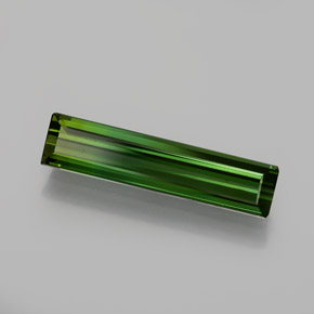 1.27 ct Green Tourmaline Stone, Natural Tourmaline in Octagon Facet Shape for Sale