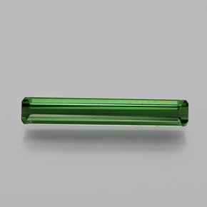 dunkelgrün Turmalin Edelstein - 1.4ct Oktagon facettiert (ID: 370088)