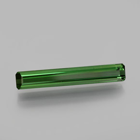 1.41 ct Green Tourmaline Stone, Natural Tourmaline in Octagon Facet Shape for Sale