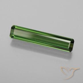 1.14 ct Green Tourmaline Stone, Natural Tourmaline in Octagon Facet Shape for Sale