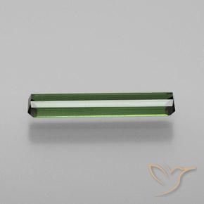 Tourmaline Gemstone in 15.5 x 3.3 mm Size for Sale, Tourmaline Stone in Earthy Green Color