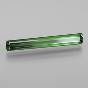 1.66 ct Green Tourmaline Stone, Natural Tourmaline in Octagon Facet Shape for Sale