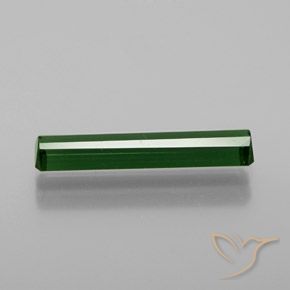 Tourmaline Gemstone in 15.7 x 3.4 mm Size for Sale, Tourmaline Stone in Dark Green Color