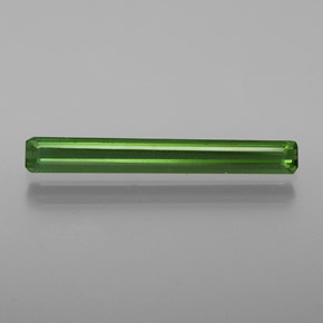 1.14 ct Green Tourmaline Gemstone, Tourmaline Gem in Octagon Facet Shape for Sale.