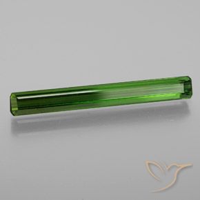 1.92 ct Green Tourmaline Stone, Natural Tourmaline in Octagon Facet Shape for Sale