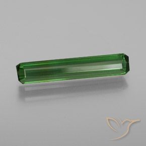 1.63 ct Green Tourmaline Stone, Natural Tourmaline in Octagon Facet Shape for Sale