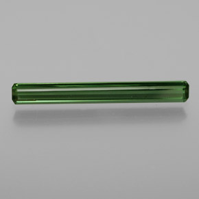 Dark Green Tourmaline Gem - 1.1ct Octagon Facet (ID: 370113)