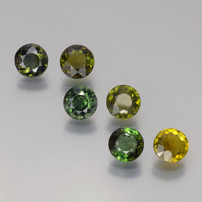 彩色 碧玺 Gem - 0.6ct 圆形切面 (ID: 378344)