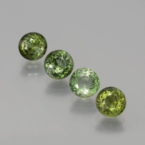 0.7ct Round Facet Multi Green Tourmaline Gem for sale 0.7ct Round Facet Multi Green Tourmaline Gem (ID: 378352)