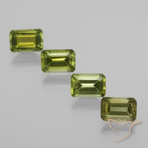 2.36 ctw Green Tourmaline Stones, Natural Tourmaline in Octagon Facet Shape for Sale