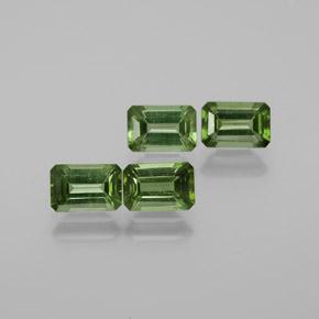 Deep Green Tourmaline Gem - 0.6ct Octagon Facet (ID: 378733)