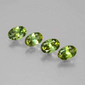 Seaweed Green Tourmaline Gem - 0.4ct Oval Facet (ID: 378803)