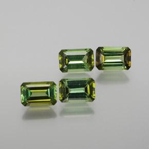Deep Green Tourmaline Gem - 0.6ct Octagon Facet (ID: 378835)