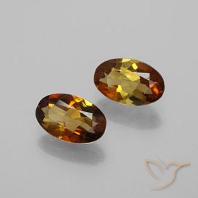 1.67 ctw Brown Tourmaline Stones, Natural Tourmaline in Oval Facet Shape for Sale
