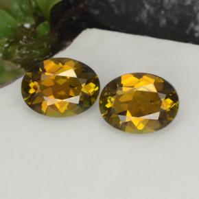 2.4ct Oval Facet Greenish Golden Tourmaline for sale thumb image of 2.4ct Oval Facet Greenish Golden Tourmaline (ID: 379223)