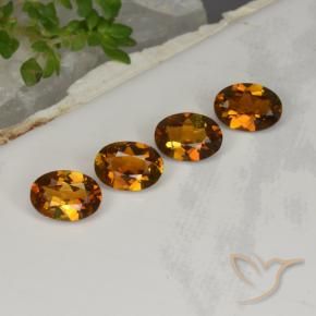 2.76 ctw Brown Tourmaline Stones, Natural Tourmaline in Oval Facet Shape for Sale