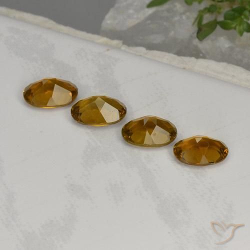 Tourmaline Gemstones in 7 x 5 mm (calibrated) Size for Sale, Tourmaline Stones in Warm Brown Color