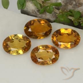 2.74 ctw Golden Tourmaline Stones, Natural Tourmaline in Oval Facet Shape for Sale