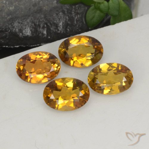 2.88 ct Loose Yellow Tourmaline, 6.9 x 5 mm Oval Cut From Mozambique, Photo A