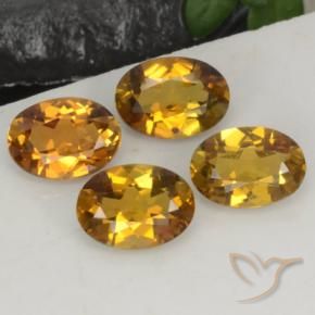 2.88 ctw Golden Tourmaline Stones, Natural Tourmaline in Oval Facet Shape for Sale