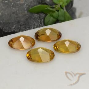 Tourmaline Gemstones in 7 x 5 mm (calibrated) Size for Sale, Tourmaline Stones in Brownish Golden Color