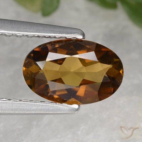 0.82ct Natural Golden Brown Tourmaline, Oval, VVS