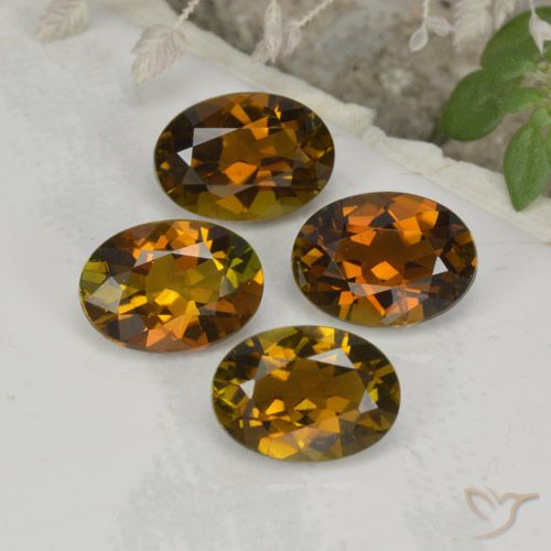3.01 ct Loose Brown Tourmaline, 6.9 x 5 mm Oval Cut From Mozambique, Photo A