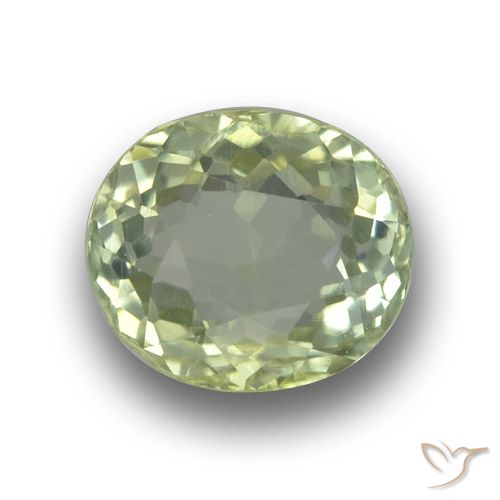 Light Green Tourmaline Gem - 1.3ct Oval Facet (ID: 379638)