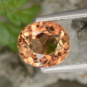 1.1ct Oval Facet Orange Tourmaline Gem for sale 1.1ct Oval Facet Orange Tourmaline Gem (ID: 379687)