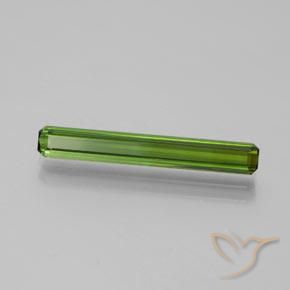 2.03 ct Green Tourmaline Stone, Natural Tourmaline in Octagon Facet Shape for Sale