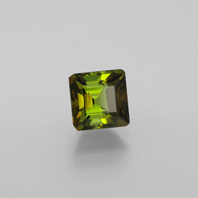 1.45 ct Green Tourmaline Stone, Natural Tourmaline in Octagon Facet Shape for Sale
