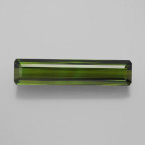 Verde terroso Turmalina Gema - 4ct Corte Octágon / Forma de Tijera (ID: 381636)