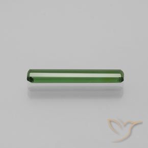 Tourmaline Gemstone in 16.9 x 3.2 mm Size for Sale, Tourmaline Stone in Medium Green Color