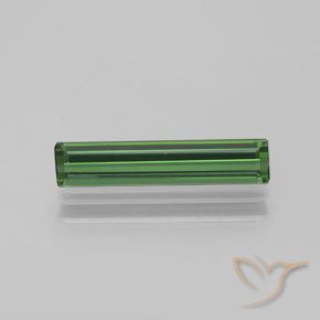 1.60ct Natural Green Tourmaline, Emerald Cut, VVS-VS