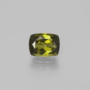 Verde oscuro Turmalina Gema - 1.6ct Corte en Forma Cojín (ID: 381684)