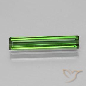 1.25ct Natural Deep Green Tourmaline, Emerald Cut, VVS