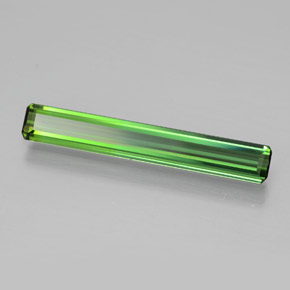 1.37 ct Green Tourmaline Stone, Natural Tourmaline in Octagon Facet Shape for Sale