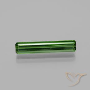 2.27ct Natural Earthy Green Tourmaline, Emerald Cut, VVS-VS