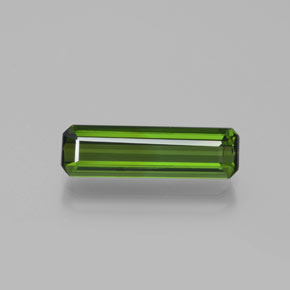 dunkelgrün Turmalin Edelstein - 1.8ct Oktagon facettiert (ID: 382749)