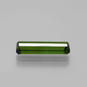 Tourmaline Gemstone in 13.9 x 4 mm Size for Sale, Tourmaline Stone in Dark Green Color