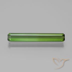 1.16ct Natural Deep Green Tourmaline, Emerald Cut, VVS-VS