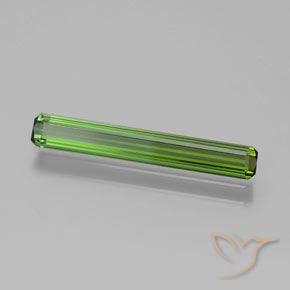 1.16 ct Green Tourmaline Stone, Natural Tourmaline in Octagon Facet Shape for Sale
