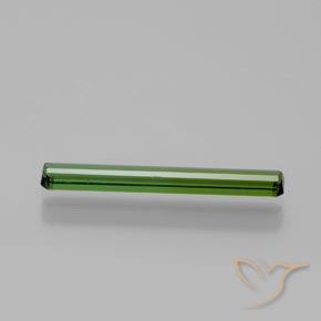 Tourmaline Gemstone in 19.1 x 2.8 mm Size for Sale, Tourmaline Stone in Deep Green Color